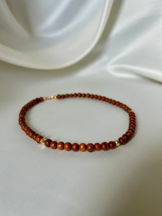 Mari Necklace in Bayong Wood