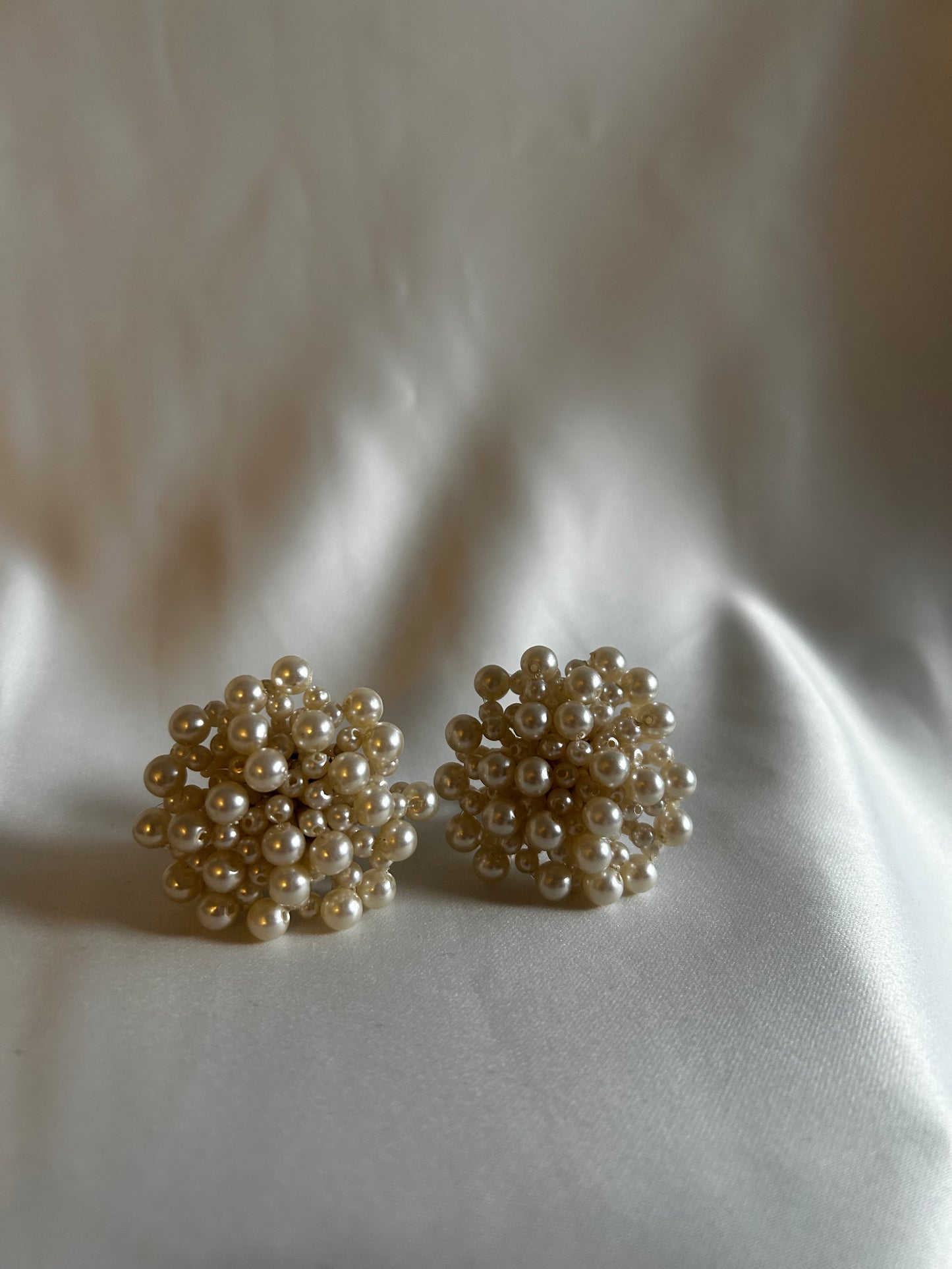 Vintage Pearly Burst Earrings