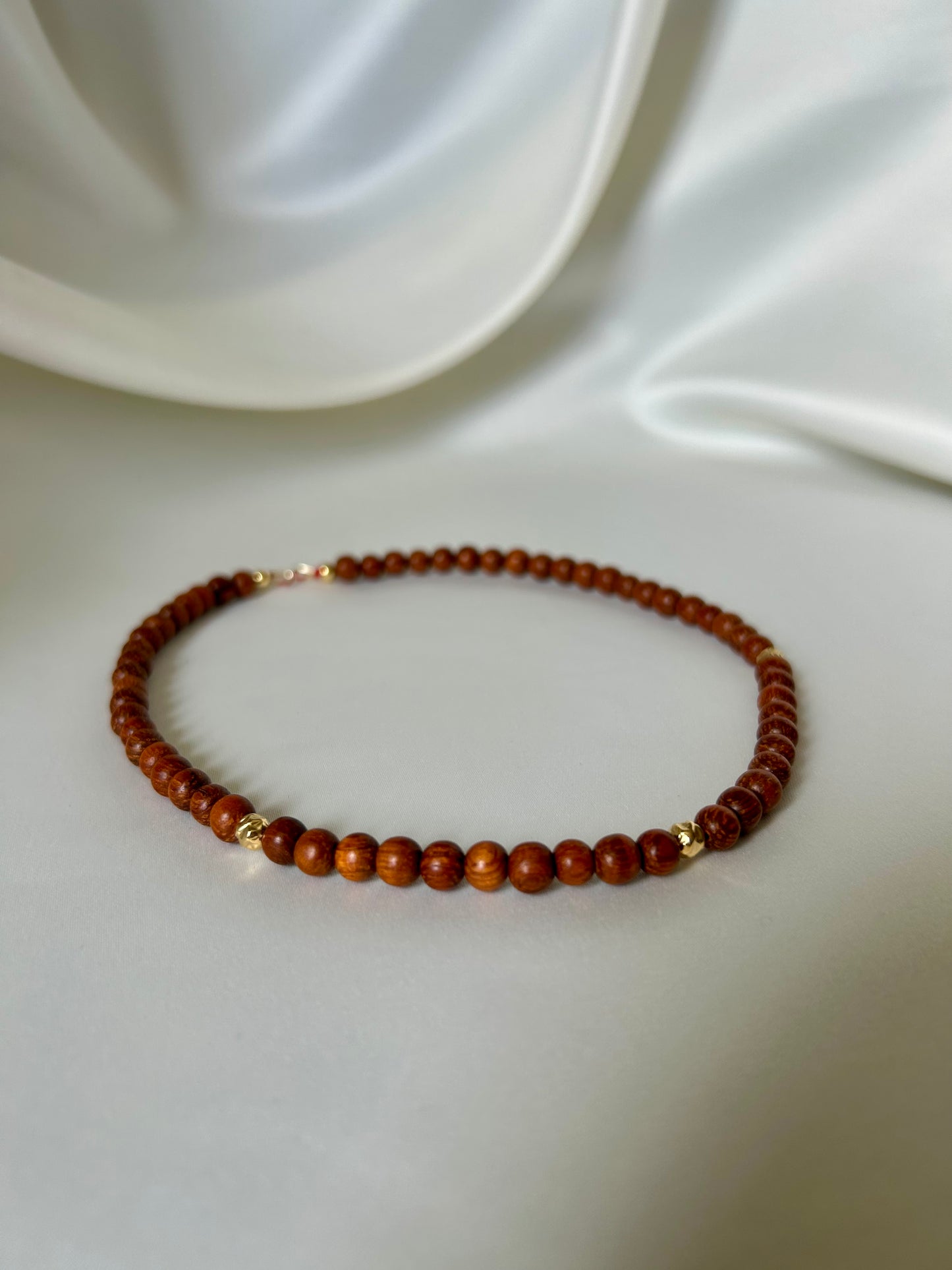 Mari Necklace in Bayong Wood