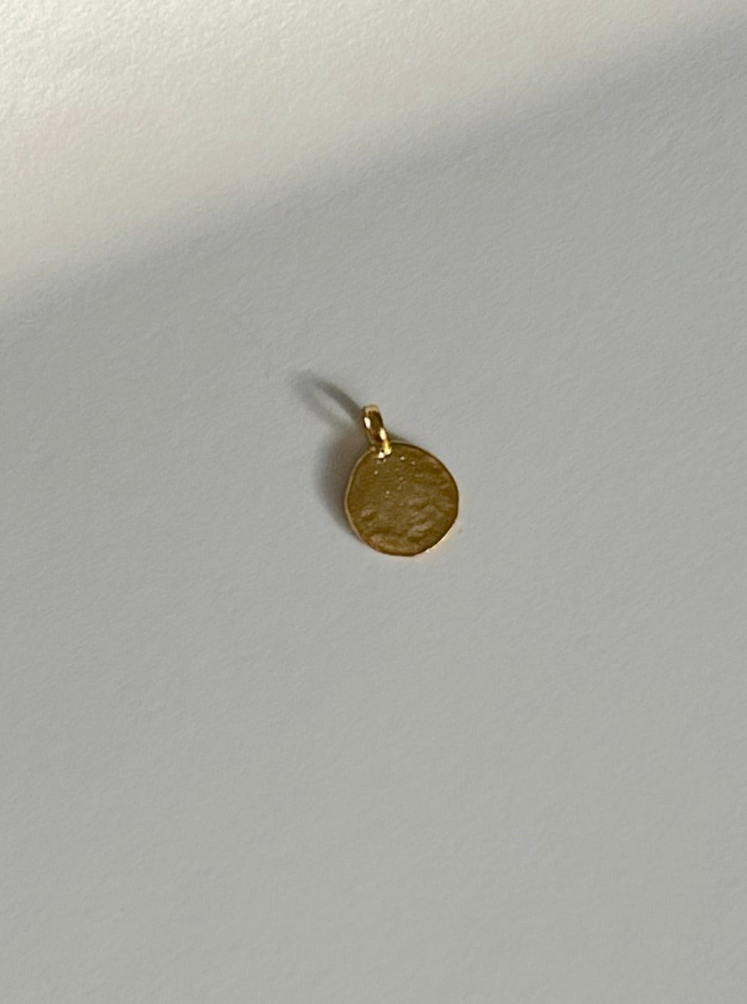 Circle Relic Charm in Gold Vermeil