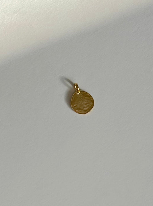 Circle Relic Charm in Gold Vermeil