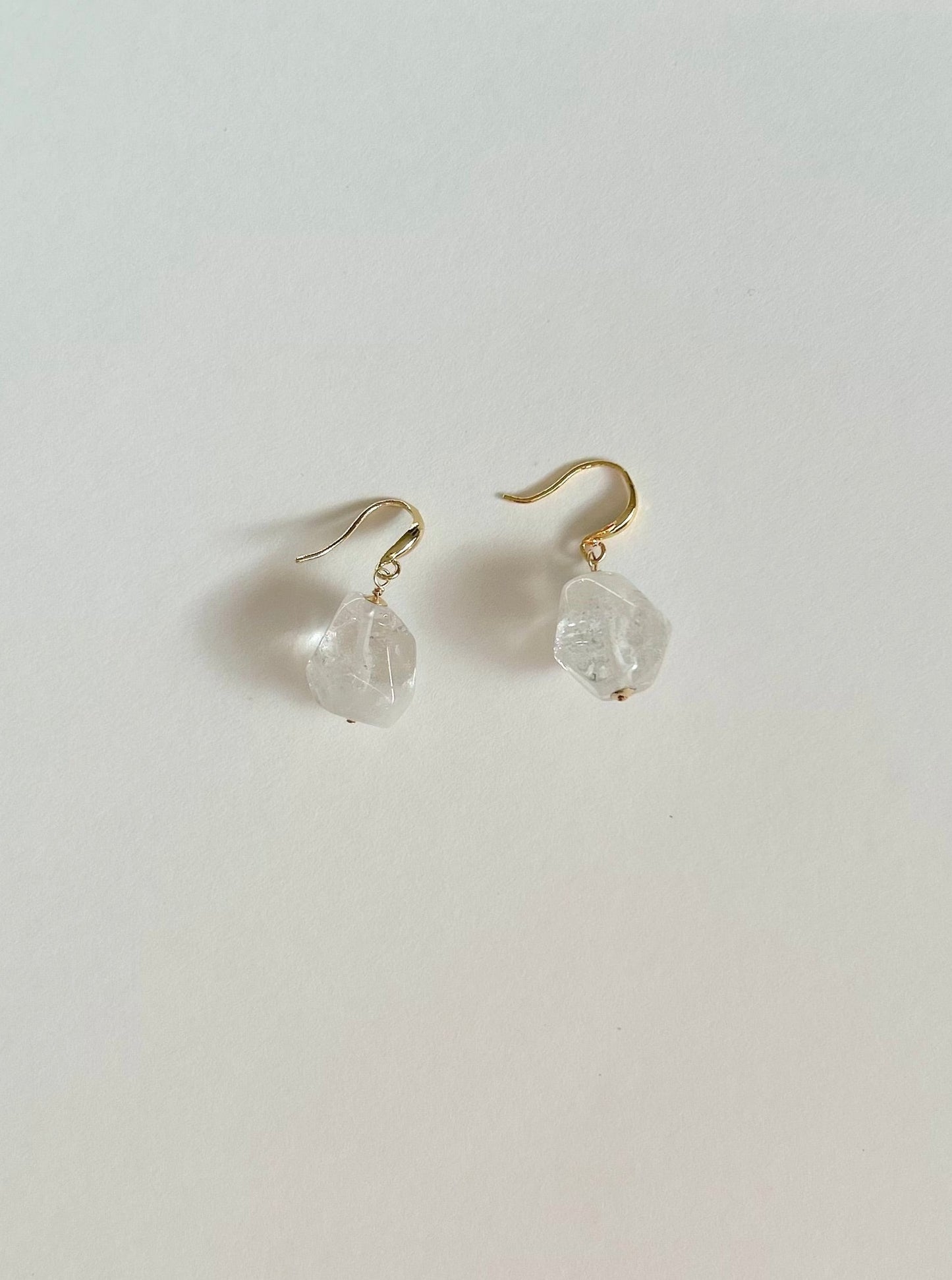 Gem Earrings in Quartz