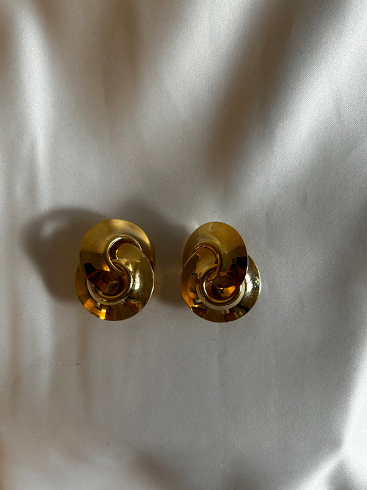 Vintage Statement Link Earrings