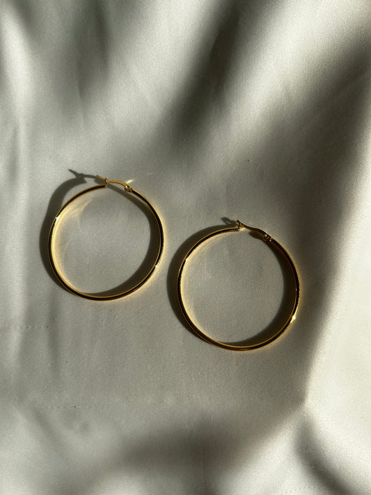 Everyday Thin Hoop Earrings