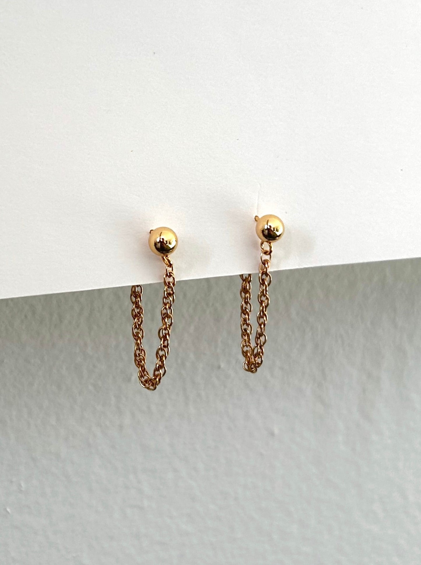 Tinsel Hoop Earrings