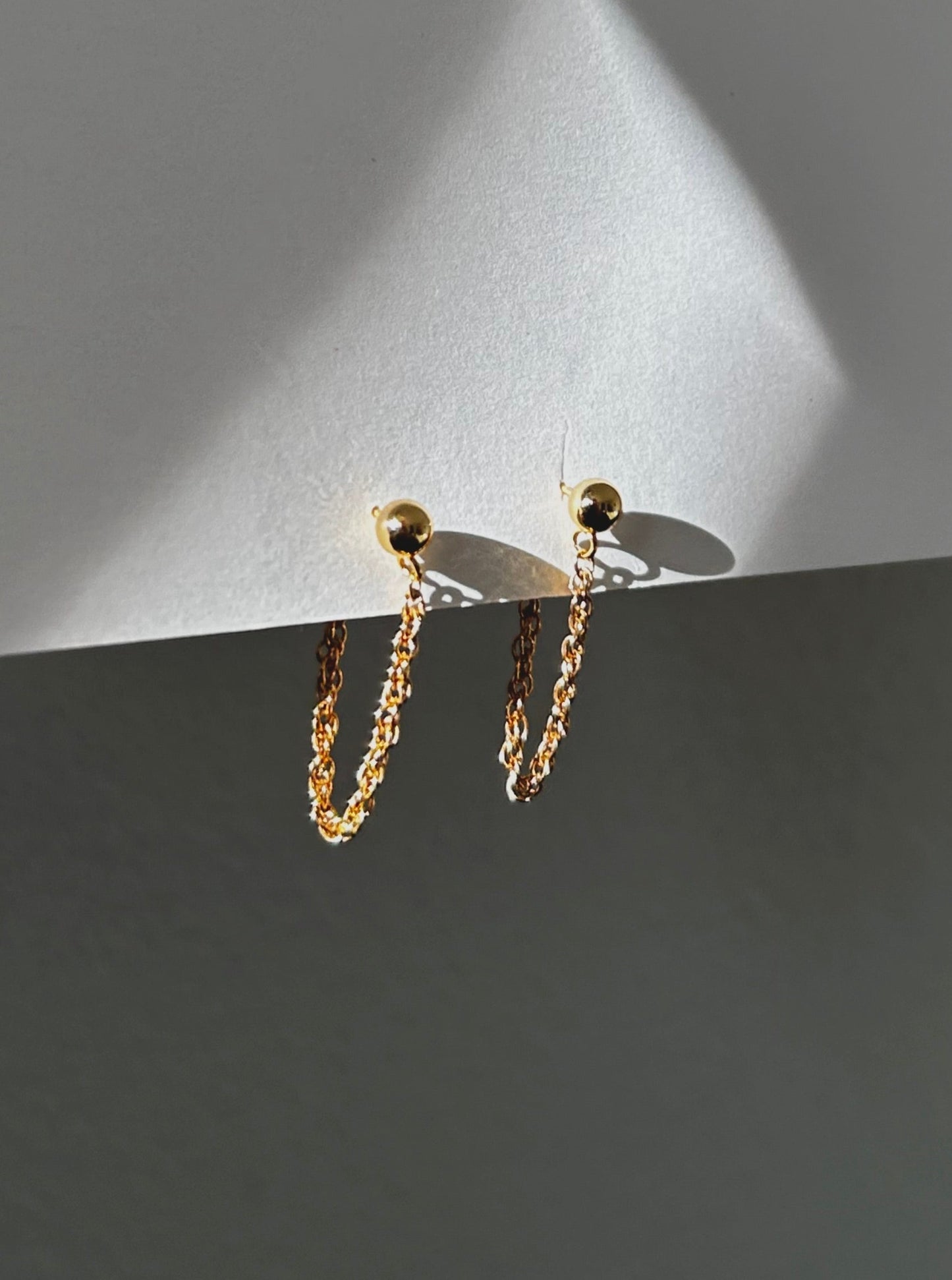 Tinsel Hoop Earrings